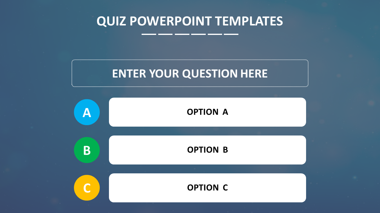 Amazing PowerPoint Templates For Quiz Show PPT Slides